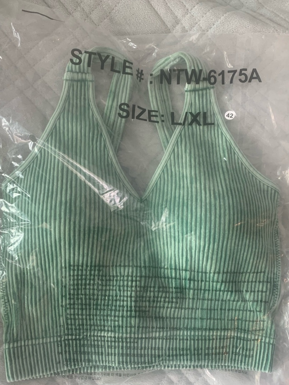 Zenana Outfitters Ribbed Brami